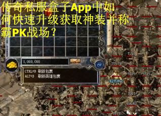 传奇私服盒子App中如何快速升级获取神装并称霸PK战场？