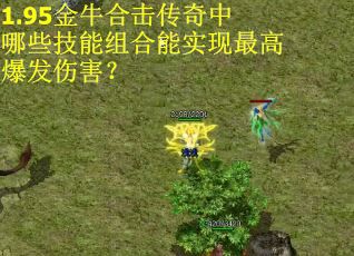 1.95金牛合击传奇中哪些技能组合能实现最高爆发伤害？