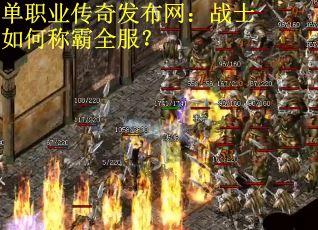 单职业传奇发布网：战士如何称霸全服？