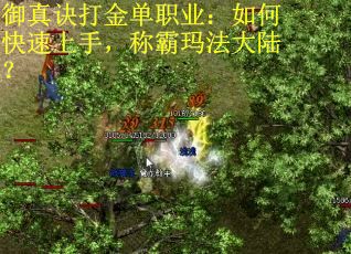 御真诀打金单职业：如何快速上手，称霸玛法大陆？