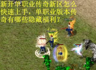 新开单职业传奇新区怎么快速上手，单职业版本传奇有哪些隐藏福利？