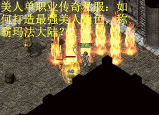 美人单职业传奇私服：如何打造最强美人角色，称霸玛法大陆？