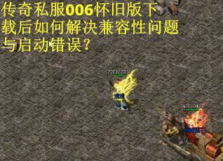 传奇私服006怀旧版下载后如何解决兼容性问题与启动错误?