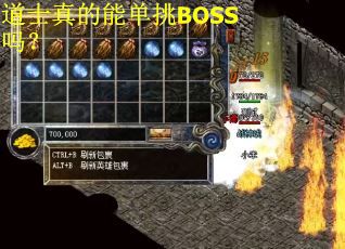 道士真的能单挑BOSS吗？