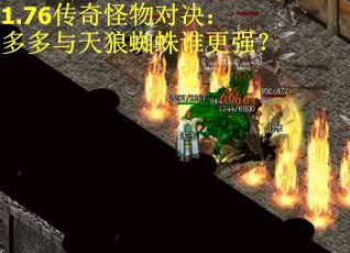 1.76传奇怪物对决：多多与天狼蜘蛛谁更强？
